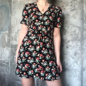 Oasis from ASOS Black Floral Dress